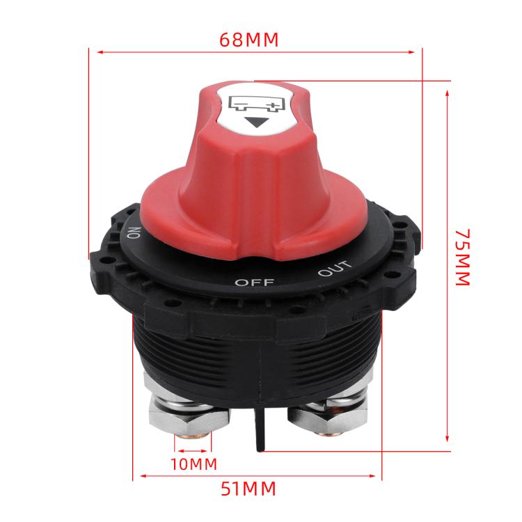 12-24V 300A Heavy-Duty DC Battery Disconnect Switch, Old with OUT Handle Removable, New with OUT Handle Removable, Old with OUT Handle Non-removable, New with OUT Handle Non-removable
