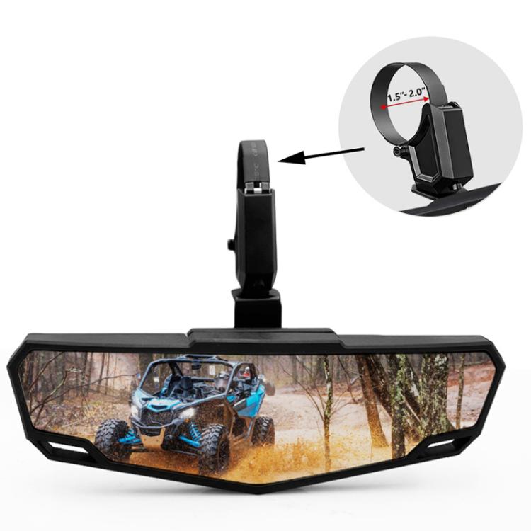 1.75-2 inch Universal Rearview Mirror Center Mirror for UTV / ATV, For UTV / ATV