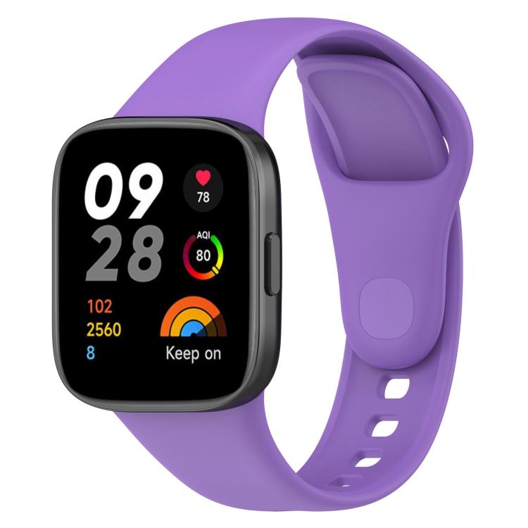 xDfind Solid Color Silicone Watch Band, with Button