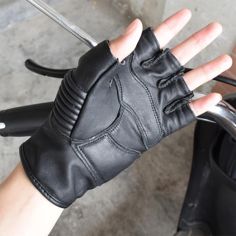 GHOST RACING GR-BZ01 Summer Off-road Riding Protective Breathable Motorcycle Half-finger Gloves, M, L, XL