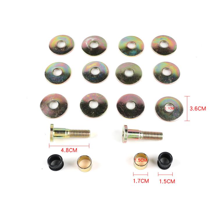 9pcs / Set Car Door Striker Bolt Kit for Freightliner Century / Columbia / FLD A1837204000, For Freightliner Century