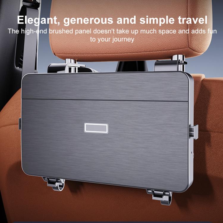 K255 Car Seat Back Storage Rack Multifunctional Tissue Box Water Cup Holder Car Rear Seat Tray Desk, Car Seat Back Storage Rack