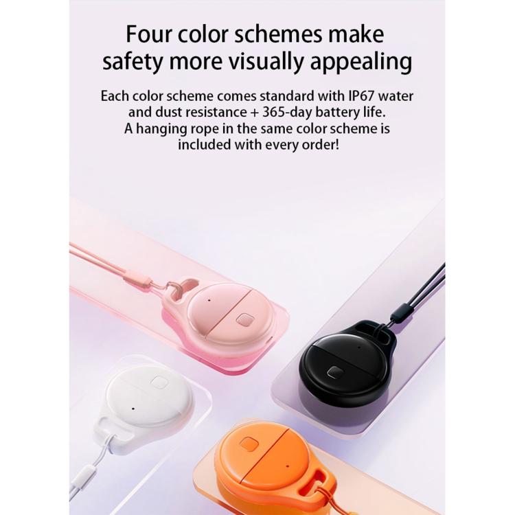 JHX05 iOS Mini GPS Global Smart Location Tracker Anti-lost Device, iOS (Black), iOS (White), iOS (Pink), iOS (Orange)
