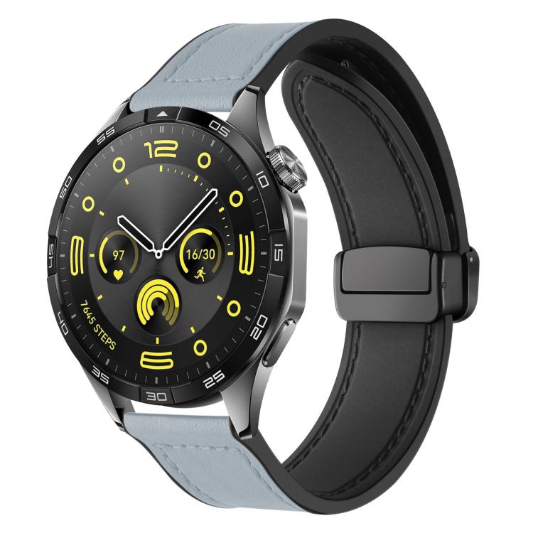 xDfind Crazy Horse Pattern Silicone Skin Magnetic Buckle Watch Band