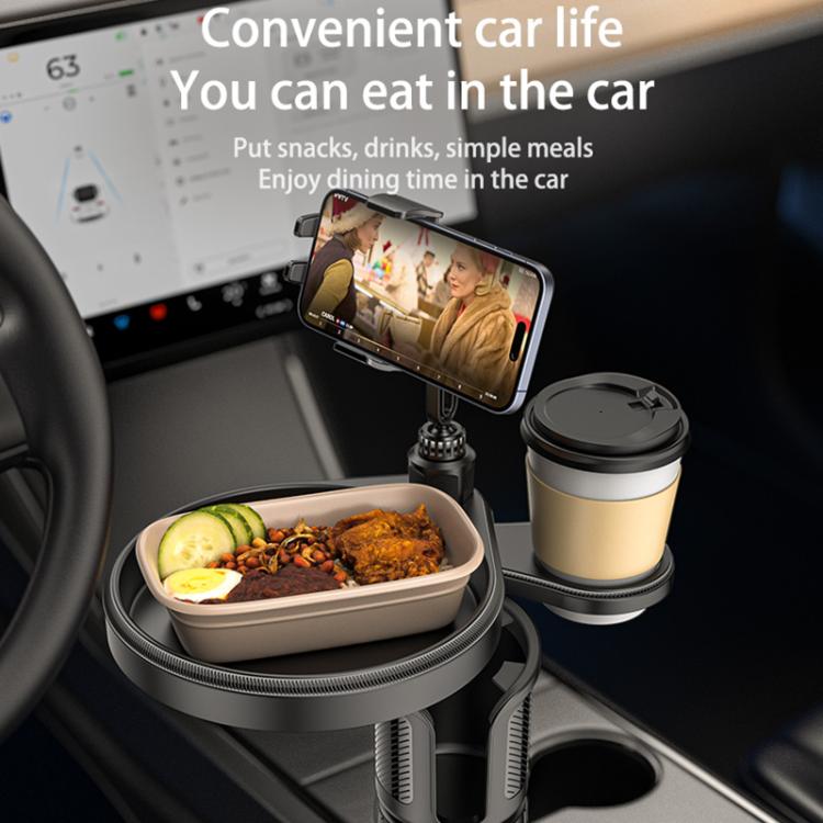 Yesido C274 4 in 1 Car Multi-function Tray Water Cup Phone Holder, C274