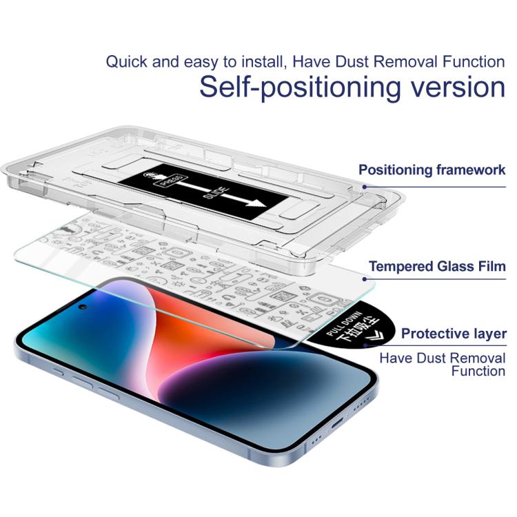 imak Dust-free Chamber Locator H Series Tempered Glass Film