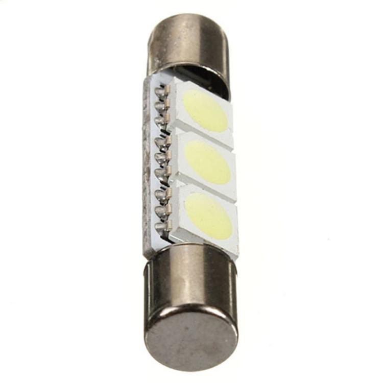 10pcs ST6-5050-3SMD 29mm B6 LED Car Make-up Mirror Light Reading Lamp, ST6-5050-3SMD