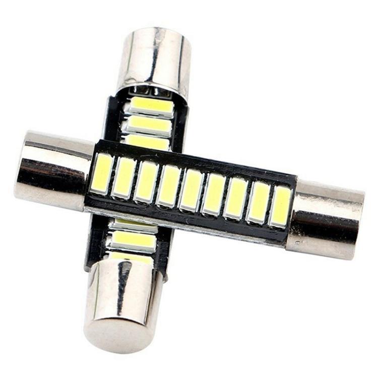 4pcs ST6-4014-9SMD 29mm B6 LED Car Make-up Mirror Light Reading Lamp, ST6-4014-9SMD