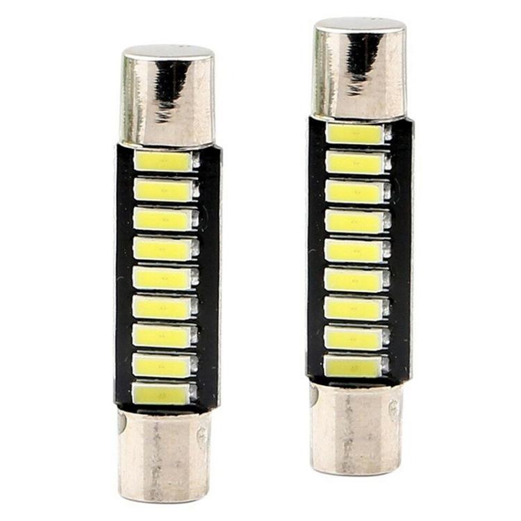 4pcs ST6-4014-9SMD 29mm B6 LED Car Make-up Mirror Light Reading Lamp, ST6-4014-9SMD