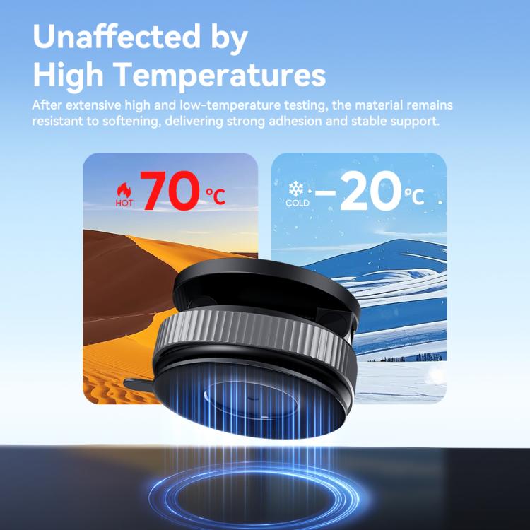 ROCK QS6 Upgraded Vacuum Suction Cup Magnetic Phone Car Holder, QS6