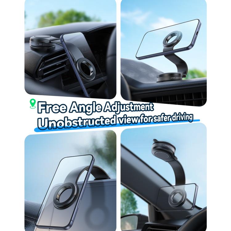 JOYROOM JR-ZS518 Vacuum Suction Cup Bendable Magnetic Phone Holder, JR-ZS518