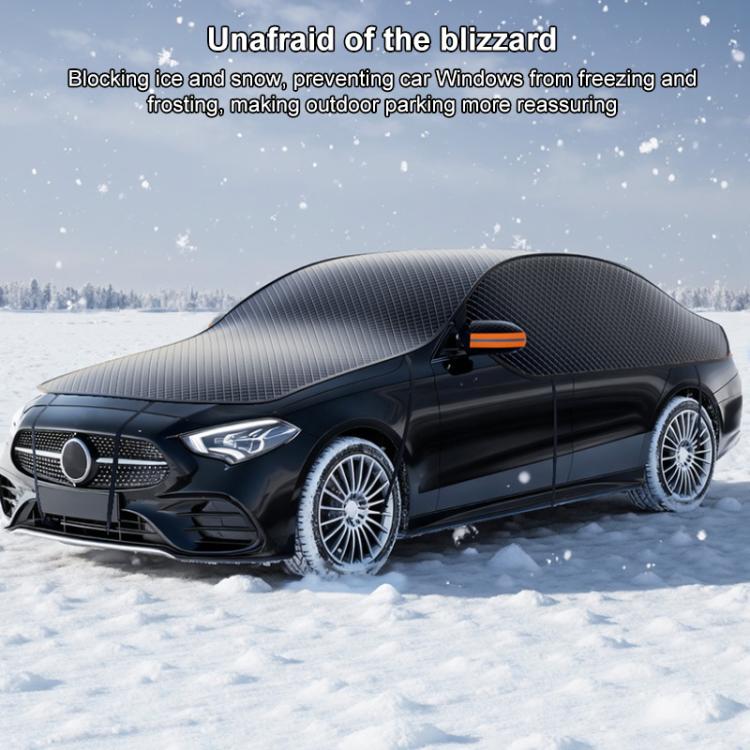 SUITU ST-3961 Thickened Oxford Fabric Magnetic Snow and Sun Protection Full Car Cover, Small Size 450 x 235cm, Large Size 520 x 235cm