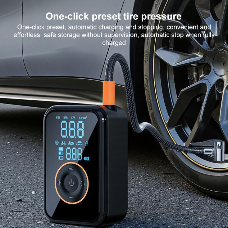 SUITU ST-5535B 4000mAh Digital Display Wireless Car Air Pump Electric Smart Tire Inflator