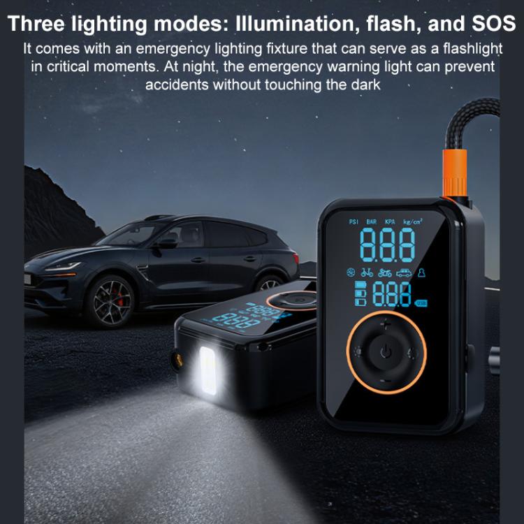 SUITU ST-5535B 4000mAh Digital Display Wireless Car Air Pump Electric Smart Tire Inflator