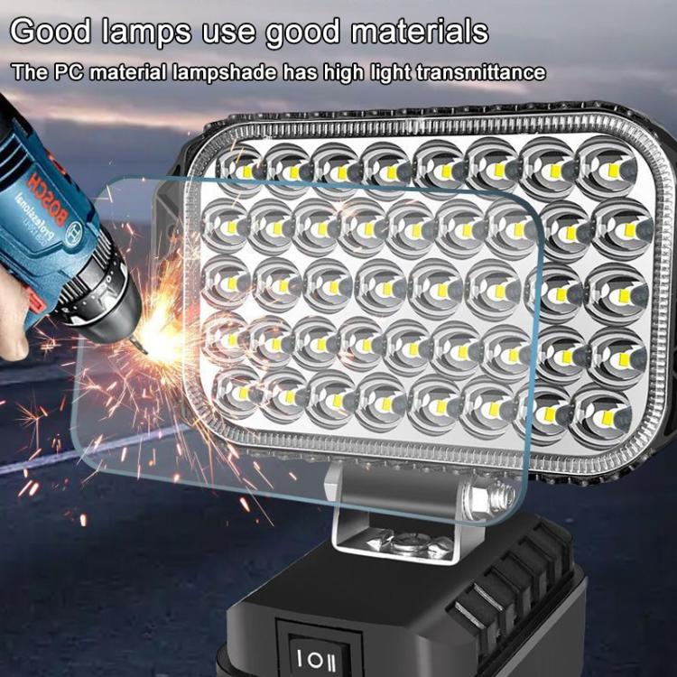 Dual USB LED Emergency Work Light, For Makita Battery Slot, 3 inch Round High Beam, 4 inch Square High Beam, 5 inch Square High and Low Beam, 8 inch Square High and Low Beam, 10 inch Square High and Low Beam