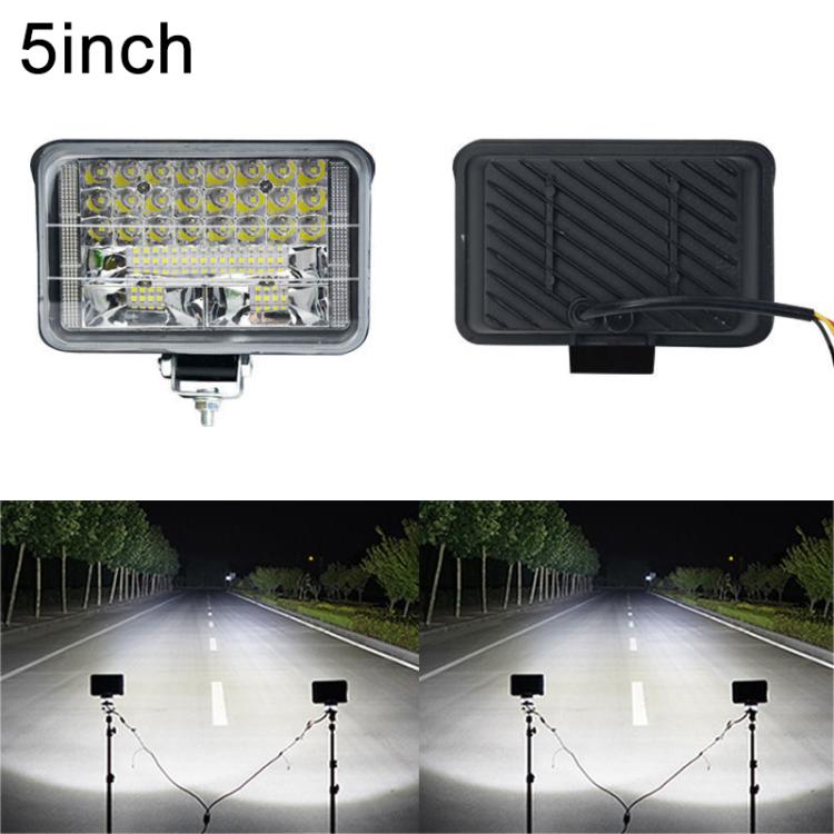 DC 12V-80V LED Super Bright Headlight Beam Driving Light for Electric Vehicle, Tractor, ATV/UTV, 15-LEDs Single Light, 3 inch 18-LEDs Single Light, 4 inch 30-LEDs High Low Light, 5 inch 48-LEDs High Low Light, 7 inch 57-LEDs High Low Light             ...