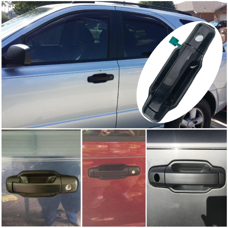 2 PCS Car Rear Door Outside Handle 83650-3E010+83660-3E010 for KIA Sorento 2003-2006, Rear Door