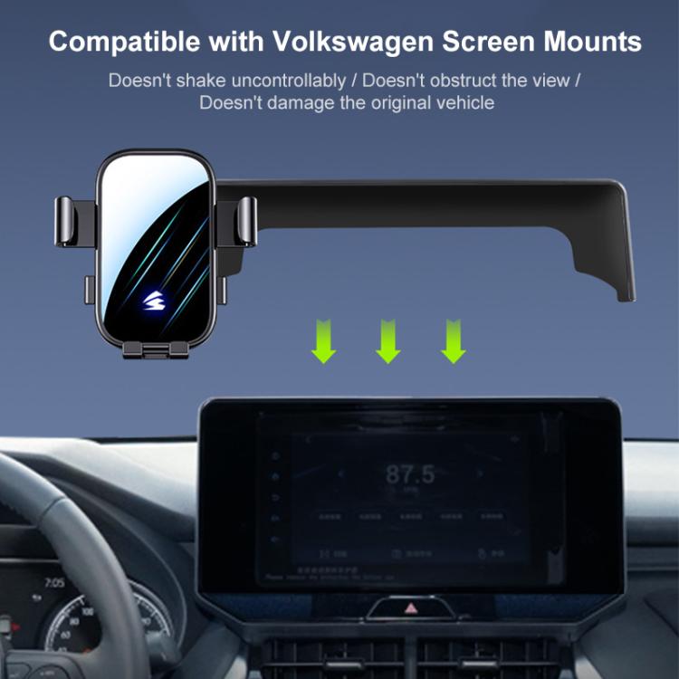 Car Screen Phone Holder Mount with Extension Arm, For Volkswagen ID7 2024 15 inch, For Volkswagen ID4X CROZZ 21-24 12 inch, For Volkswagen Tiguan L Pro 24-25 15 inch, For Volkswagen TAYRON 23-25 12 inch, For Volkswagen ID4 / ID3 25-26 12.9 inch        ...