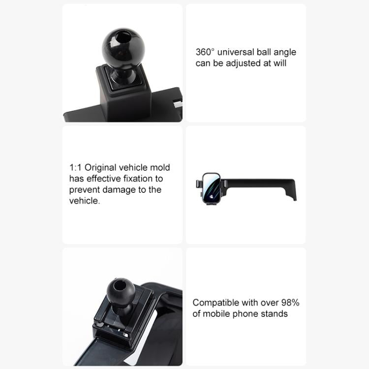 Car Screen Phone Holder Mount with Extension Arm, For Volkswagen ID7 2024 15 inch, For Volkswagen ID4X CROZZ 21-24 12 inch, For Volkswagen Tiguan L Pro 24-25 15 inch, For Volkswagen TAYRON 23-25 12 inch, For Volkswagen ID4 / ID3 25-26 12.9 inch        ...