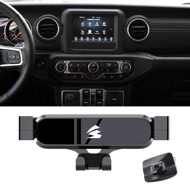 Car Air Vent Metal Gravity Phone Holder Mount, For Jeep Grand Commander 2018-2022, For Jeep Cherokee 2016-2017, For Jeep Wrangler 2011-2018, For Jeep Wrangler 2019-2022, For Jeep Grand Cherokee 2014-2020, For Jeep Grand Cherokee 2021                   ...