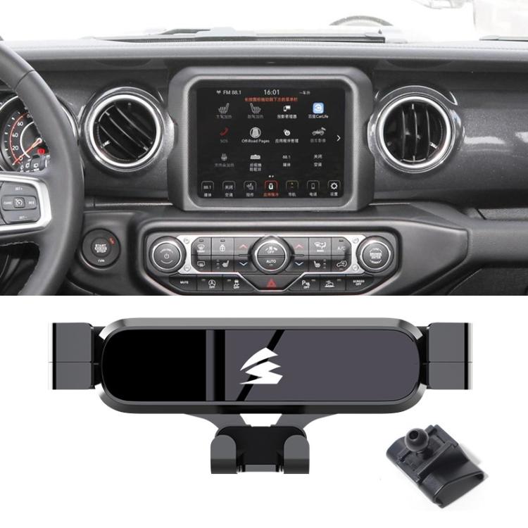 Car Air Vent Metal Gravity Phone Holder Mount, For Jeep Grand Commander 2018-2022, For Jeep Cherokee 2016-2017, For Jeep Wrangler 2011-2018, For Jeep Wrangler 2019-2022, For Jeep Grand Cherokee 2014-2020, For Jeep Grand Cherokee 2021                   ...