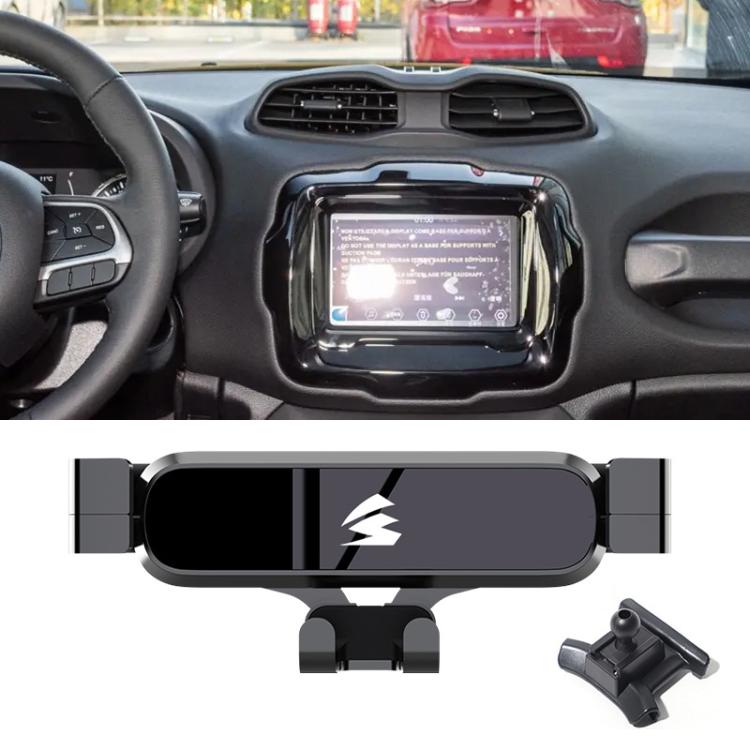 Car Air Vent Metal Gravity Phone Holder Mount, For Jeep Grand Commander 2018-2022, For Jeep Cherokee 2016-2017, For Jeep Wrangler 2011-2018, For Jeep Wrangler 2019-2022, For Jeep Grand Cherokee 2014-2020, For Jeep Grand Cherokee 2021                   ...