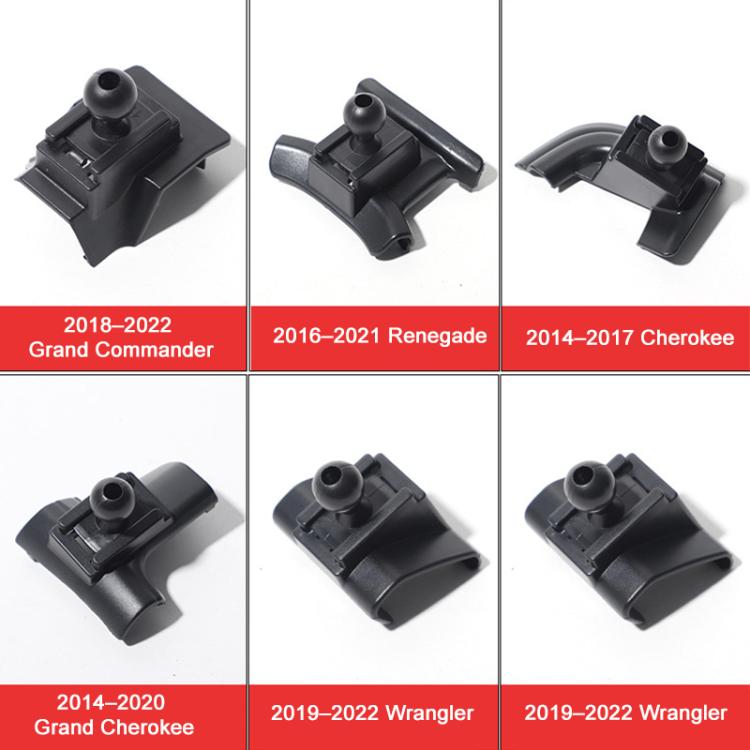 Car Air Vent Metal Gravity Phone Holder Mount, For Jeep Grand Commander 2018-2022, For Jeep Cherokee 2016-2017, For Jeep Wrangler 2011-2018, For Jeep Wrangler 2019-2022, For Jeep Grand Cherokee 2014-2020, For Jeep Grand Cherokee 2021                   ...