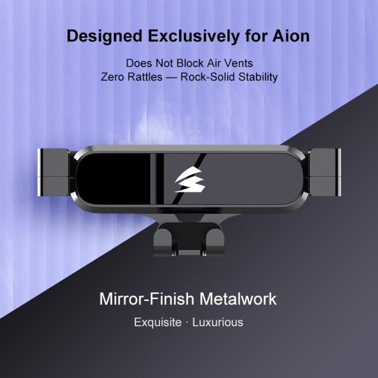 Car Air Vent Metal Gravity Phone Holder Mount, For GAC AION LX 2019–2022, For GAC AION Y 2021-2022, For GAC AION V Plus 2021–2024, For GAC AION V 2020–2021, For GAC AION S Plus 2021–2023, For GAC AION S 2019–2023