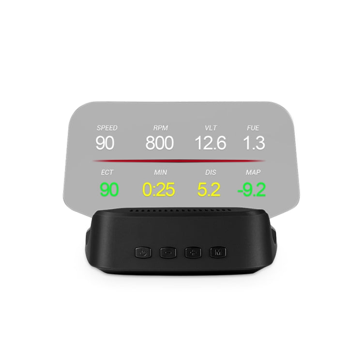 C2 Car HUD Head-up Display GPS Digital Meter Water Temperature / Voltage / Speed, C2