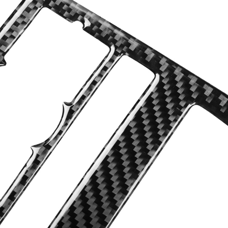 Car Carbon Fiber Air Conditioning Adjustment Panel Decorative Sticker for Audi Q7 2008-2015, Left and Right Drive Universal, Air Conditioning Adjustment