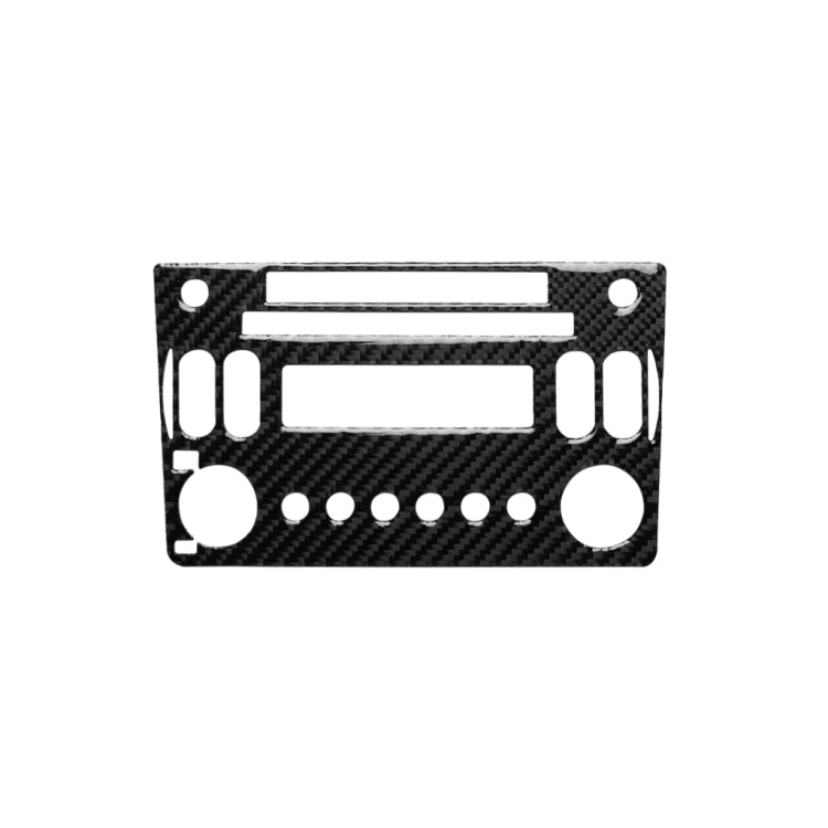 Car Carbon Fiber CD Radio Player Panel Decorative Sticker for Nissan 350z 2006-2009, CD Radio Player Panel