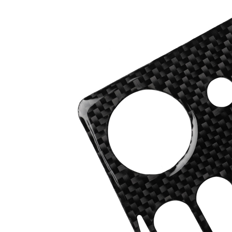Car Carbon Fiber CD Radio Player Panel Decorative Sticker for Nissan 350z 2006-2009, CD Radio Player Panel