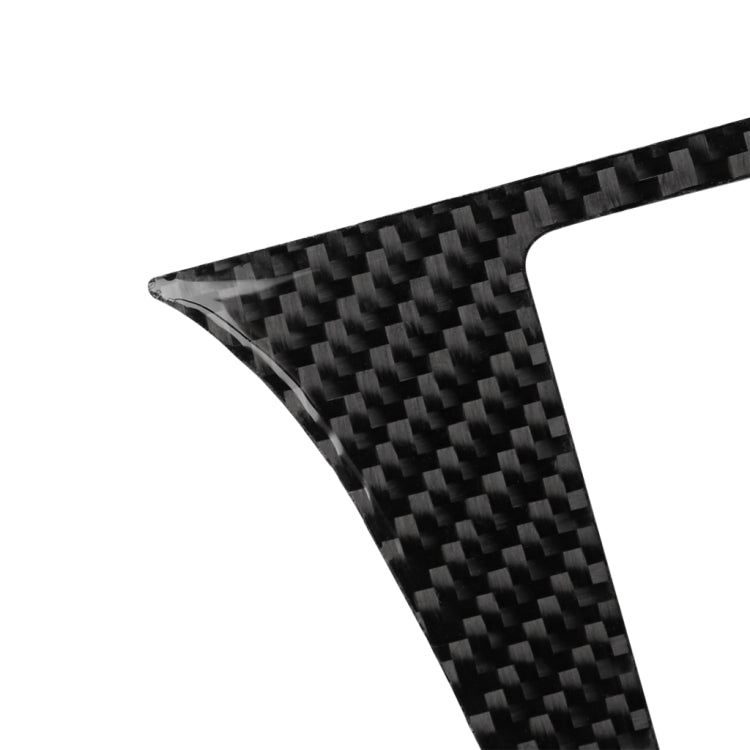 Car Carbon Fiber Center Console Rear Decorative Sticker for Nissan 350z 2006-2009, Center Console Rear