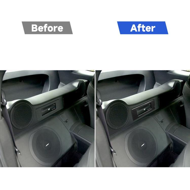 Car Carbon Fiber DVD Player Decorative Sticker for Nissan 350z 2006-2009, DVD Player