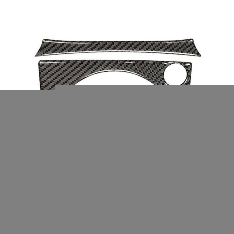 Car Carbon Fiber Gears Panel Decorative Sticker for Nissan 350z 2006-2009, Right Drive, Gears Panel, Right Drive