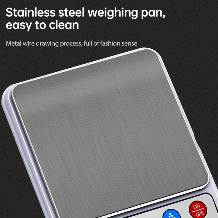 MH-555 600g x 0.01g High Accuracy Digital Electronic Portable Kitchen Scale Balance Device with 2.2 inch LCD Screen, 600g/0.01g