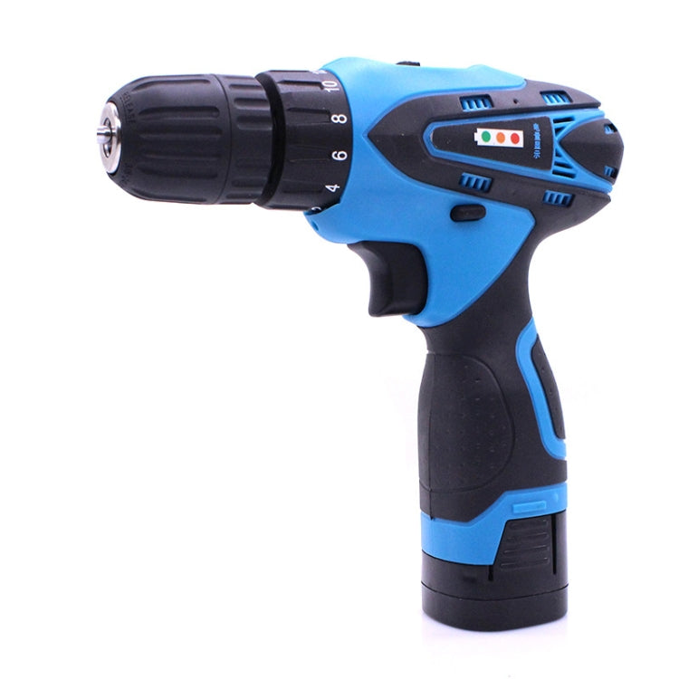 VOTO 16.8V Stepless Speed Regulation Rechargeable Hand Drill Set Electric Drill Power Tools with LED Light, AC 220V, US Plug, Random Color Delivery, 16.8V Dual Speed Paper Box Package