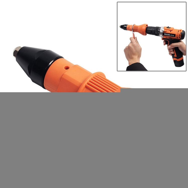 220V Electric Rivet Nut Gun Cordless Drill Riveting Adapter Tool, Rivet Nut Gun
