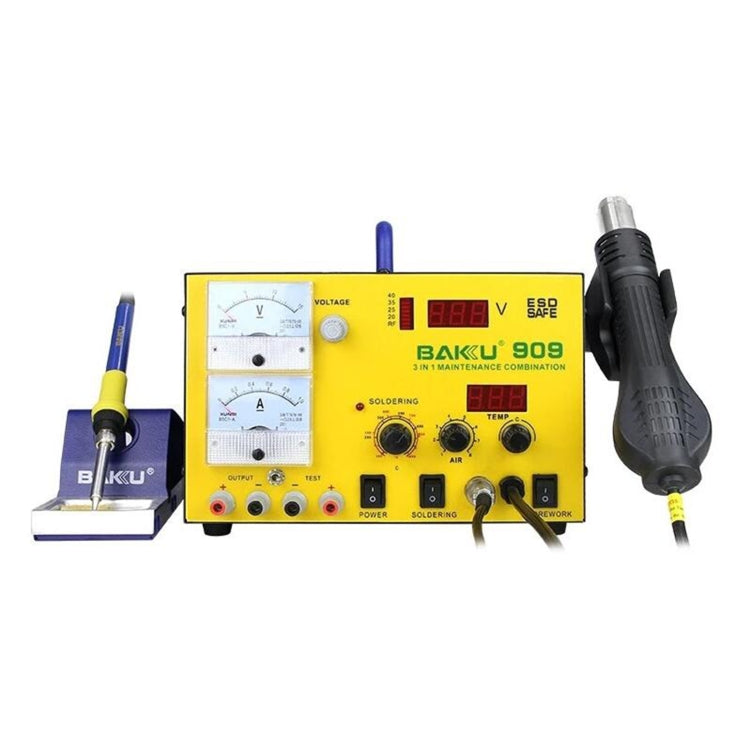 BAKU BK-909 BGA Rework Solder Station Hot Air Gun Welder Equipment, EU Plug, BAKU BK-909 (US Plug), BAKU BK-909 (EU Plug)