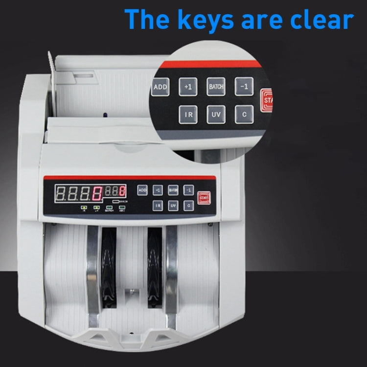 2108UV/IR 220V Multi-Currency Money Counter, Specification: US Plug, 220V US Plug