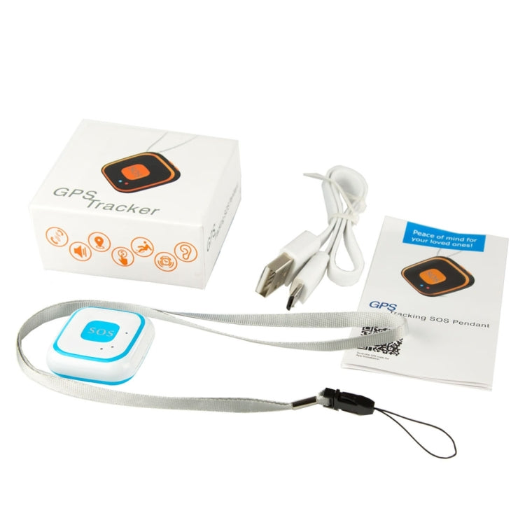 V28 Necklace Style GSM Mini LBS WiFi AGPS Tracker SOS Communicator, V28