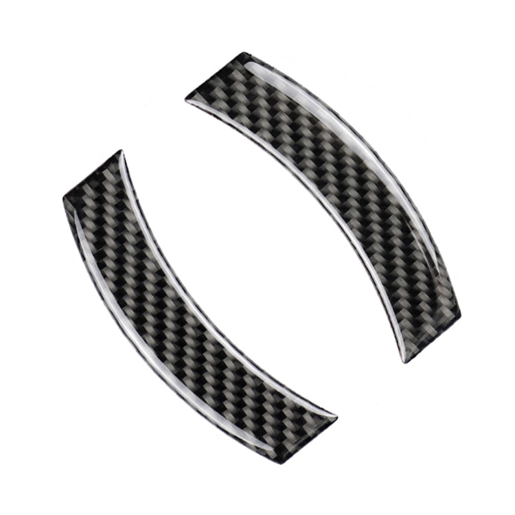 2 PCS Car F Chassis Navigation Panel Carbon Fiber Decorative Sticker for BMW Mini Cooper Countryman Clubman F54/F55/F56/F60