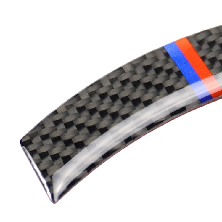 2 PCS Red Blue Color Car F Chassis Navigation Panel Carbon Fiber Decorative Sticker for BMW Mini Cooper Countryman Clubman F54 / F55 / F56 / F60, For BMW Mini F54 (Red Blue Color)