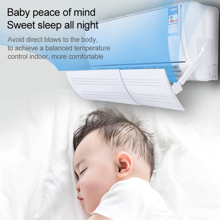 Bedroom Wall-Mounted Baby Universal Anti-Straight Blowing Air Conditioning Windshield Wind Deflector Shroud, Round Bracket Version, Round Bracket Version