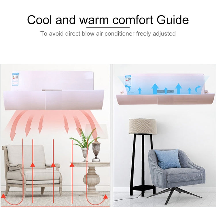 Bedroom Wall-Mounted Baby Universal Anti-Straight Blowing Air Conditioning Windshield Wind Deflector Shroud, Round Bracket Version, Round Bracket Version