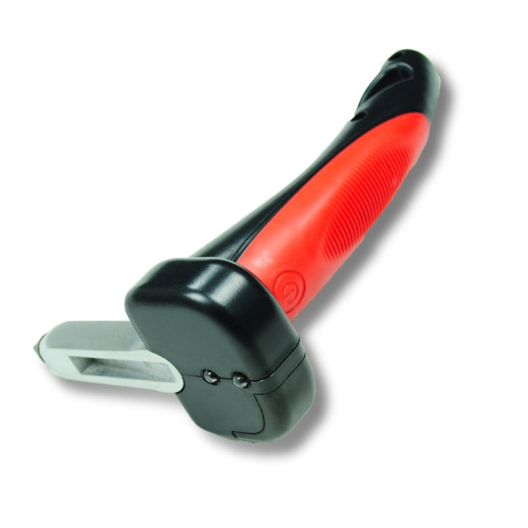 Car Cane Handle Portable Mobility Aid Flashlight Belt Cutter Glass Breaker Emergency Escape Tools, 566
