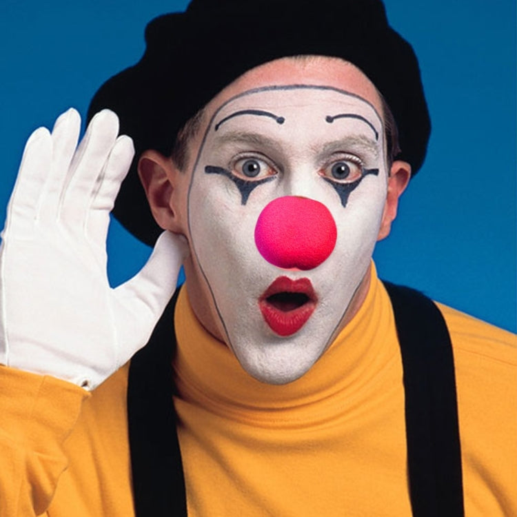 5 PCS Halloween Costume Party Props Sponge Red Clown Noses, Noses