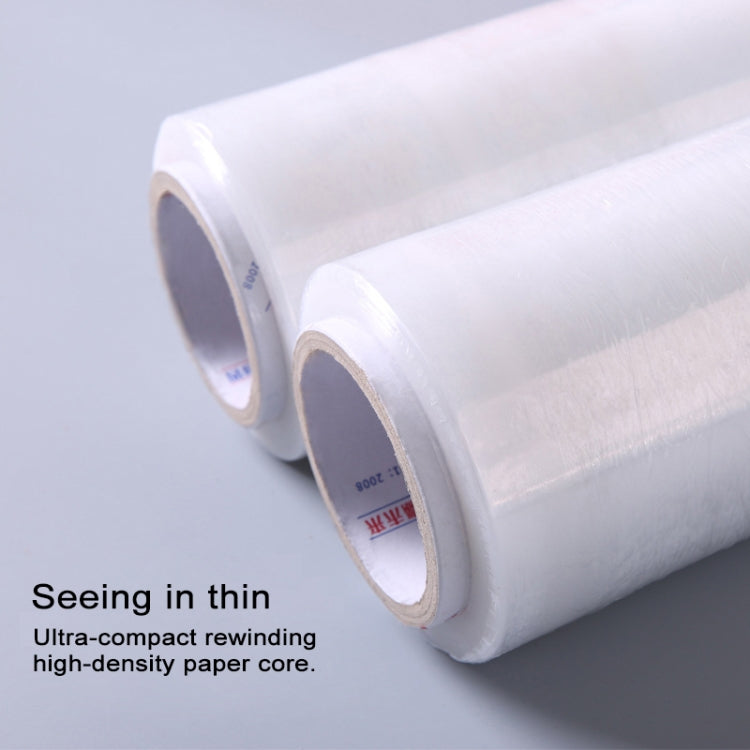 PE Transparent Stretch Wrap Film(Width: 12cm, Length: 220m), Width: 12cm, Length: 220m