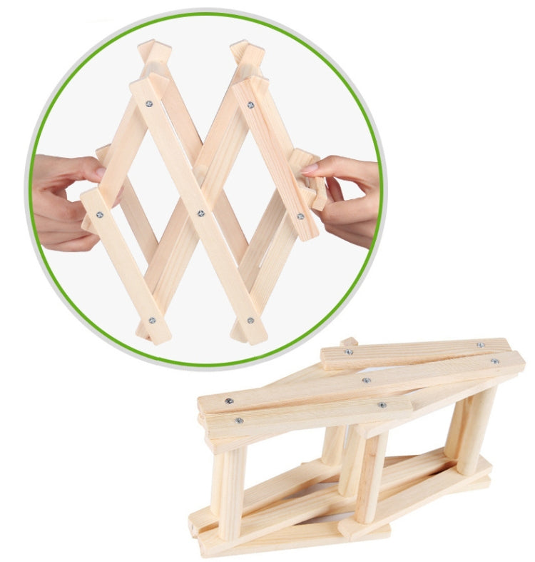 3 Bottles Racks Foldable Wine Stand Wooden Wine Holder Kitchen Bar Display Shelf, 3 Bottles