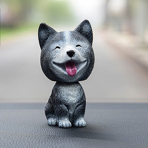 Shaking Head Dog Car Ornaments Resins Lovely Cartoon Dog New Year Gifts with Double-sided Adhesive Tape, Corgi Dog Cartoon Dog, White Teddy Cartoon Dog, Brown Teddy Cartoon Dog, Yellow Teddy Cartoon Dog, Pomeranian Cartoon Dog, Inu Cartoon Dog         ...